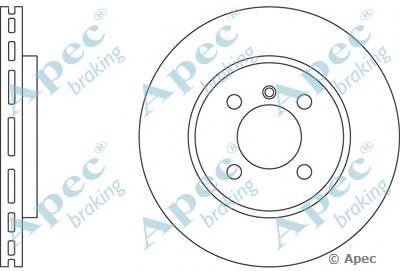 APEC BRAKING dsk539 -  Тормозной диск